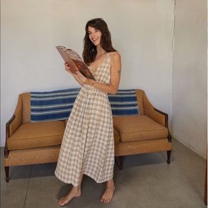 Sold Out Lincoln christy dawn coffee plaid dress